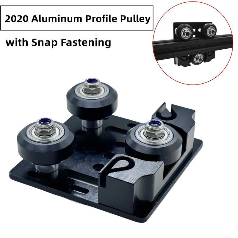 V Slot Wheel - Placa de pórtico en V, deslizador