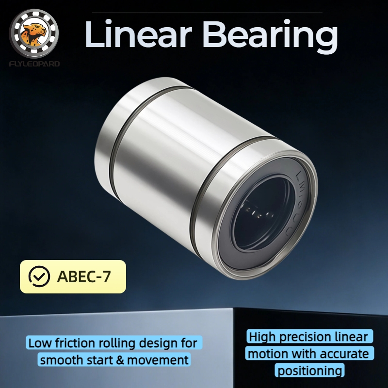 Lm8Uu Bearing - 1 unidad de rodamientos lineales LM3UU