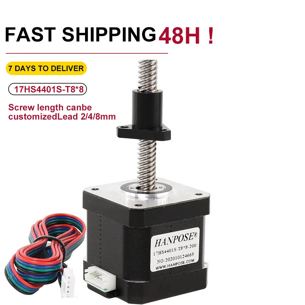 Lead Screw 8Mm - Motor paso a paso Nema17 17HS4401S-T8