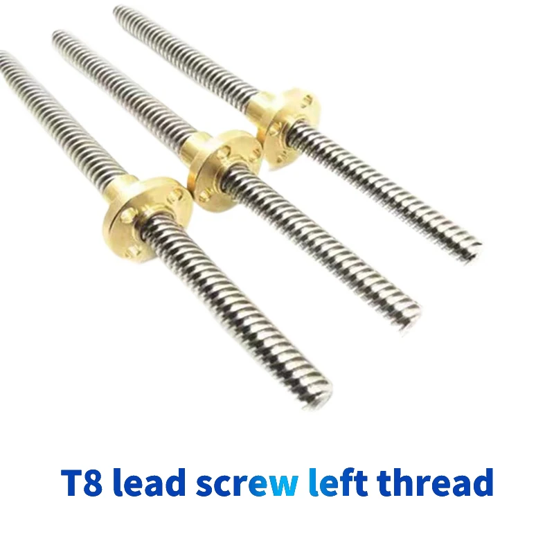 Lead Screw 8Mm - Tornillo de plomo T8, rosca izquierda,