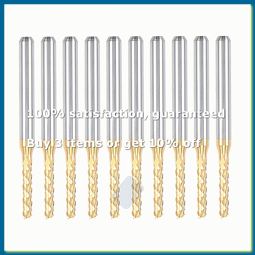End Mill - 10 Piezas Fresa de Carburo con