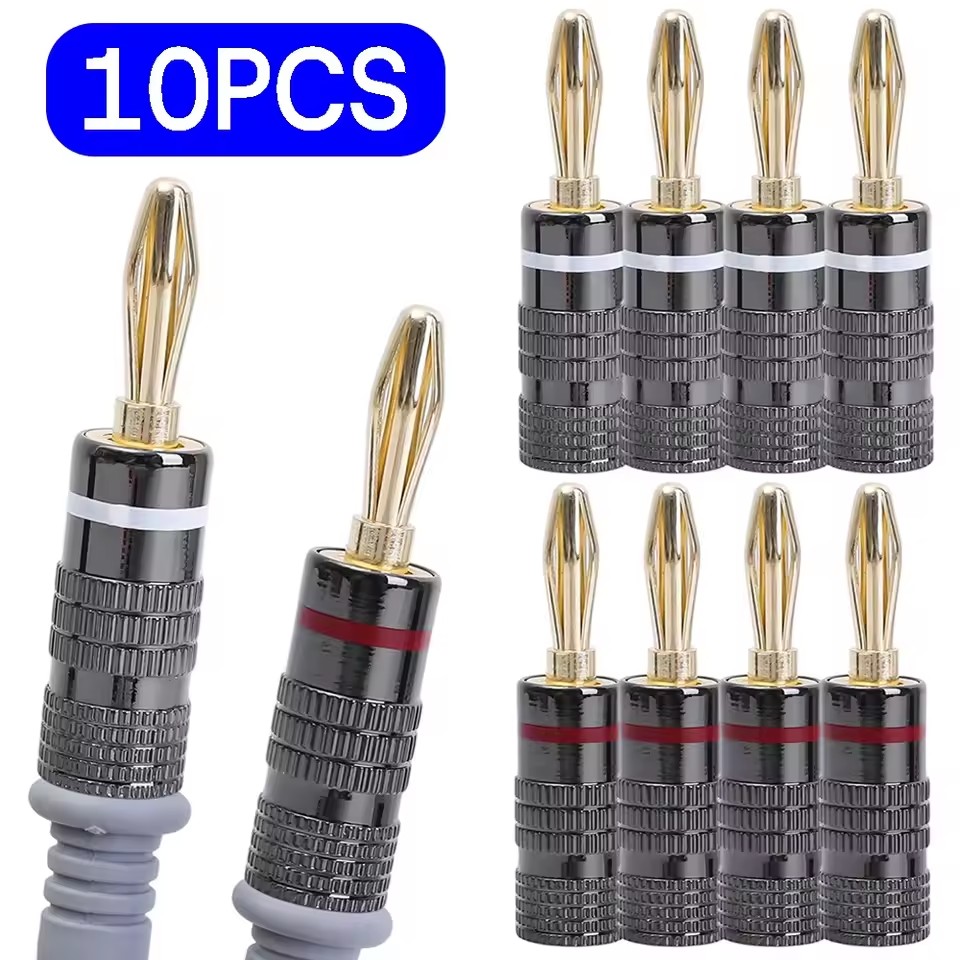 Coupling 8Mm - 1-10 unidades, conectores tipo banana sin