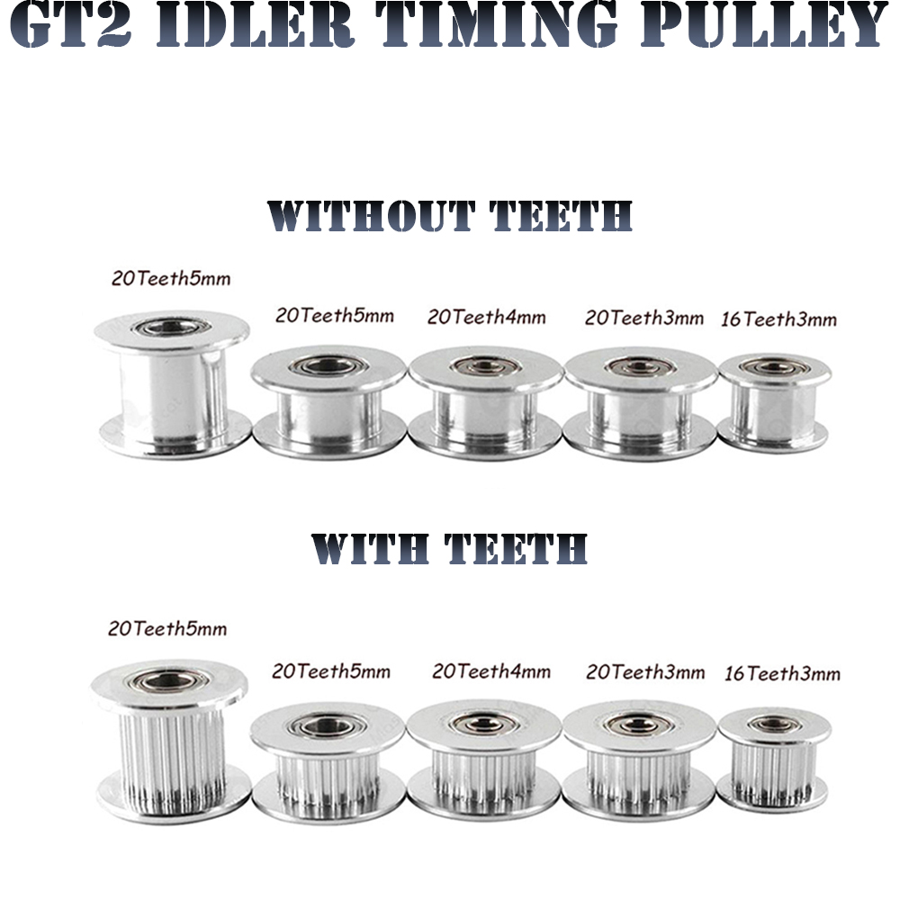 Gt2 Pulley - Polea Tensora GT2 de 20 Dientes,