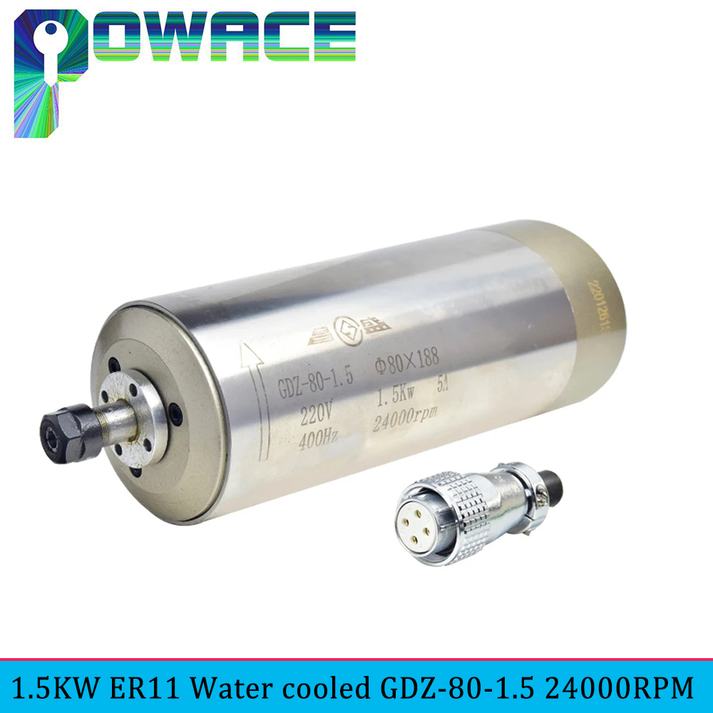 Water Cooled Spindle - Motor de husillo refrigerado por agua,