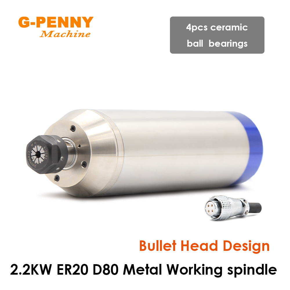 Water Cooled Spindle - G-PENNY 2.2KW ER20 motor de husillo