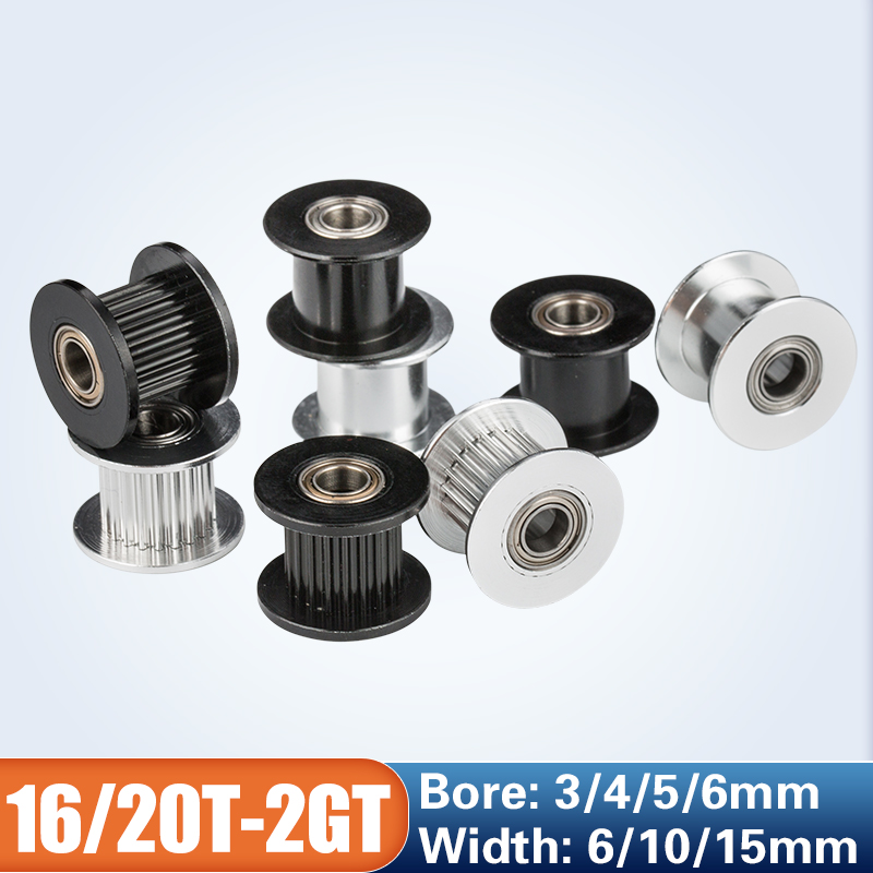 Gt2 Pulley - GT2-polea de sincronización de 16 dientes,
