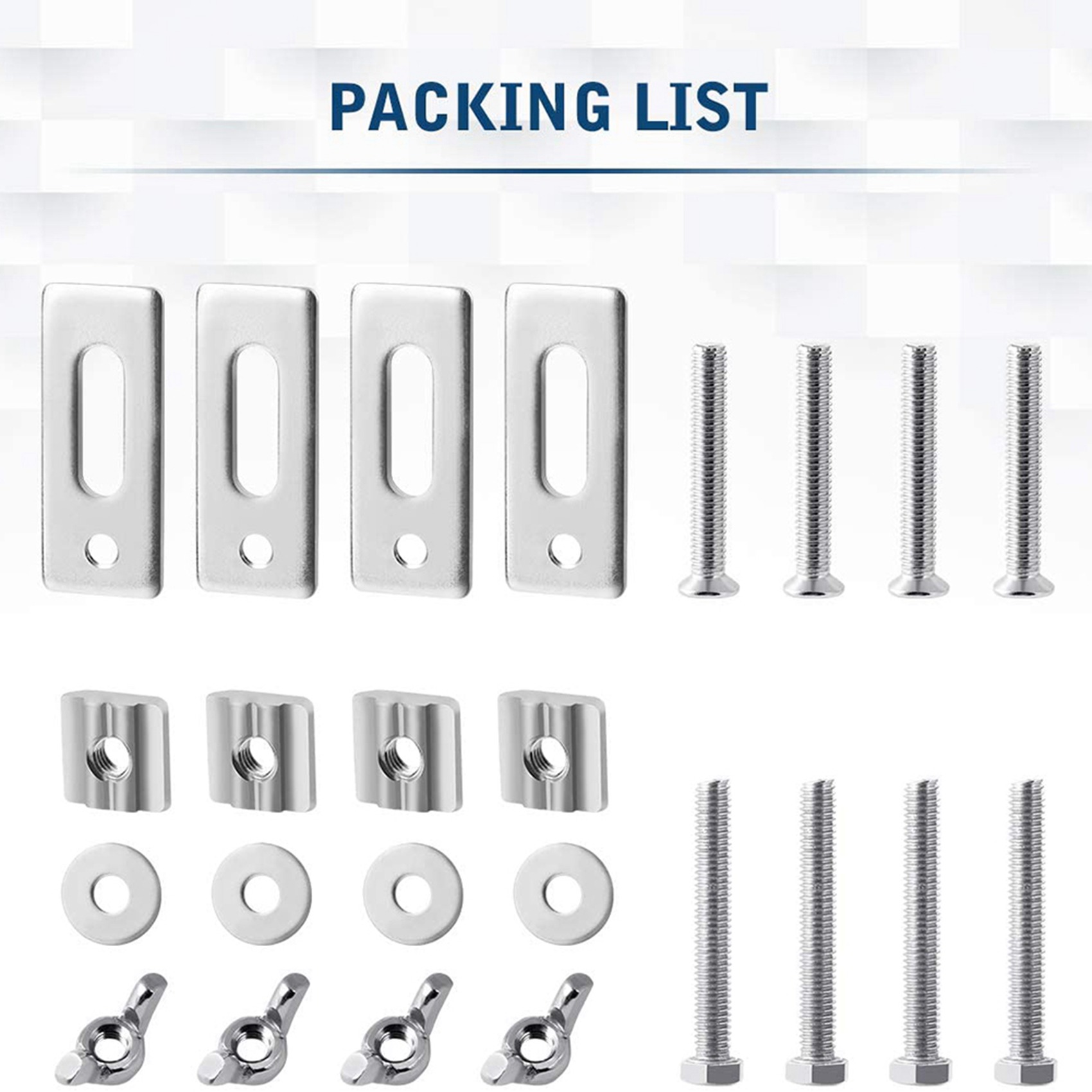 3018 Cnc - Paquete de 8 Abrazaderas en T