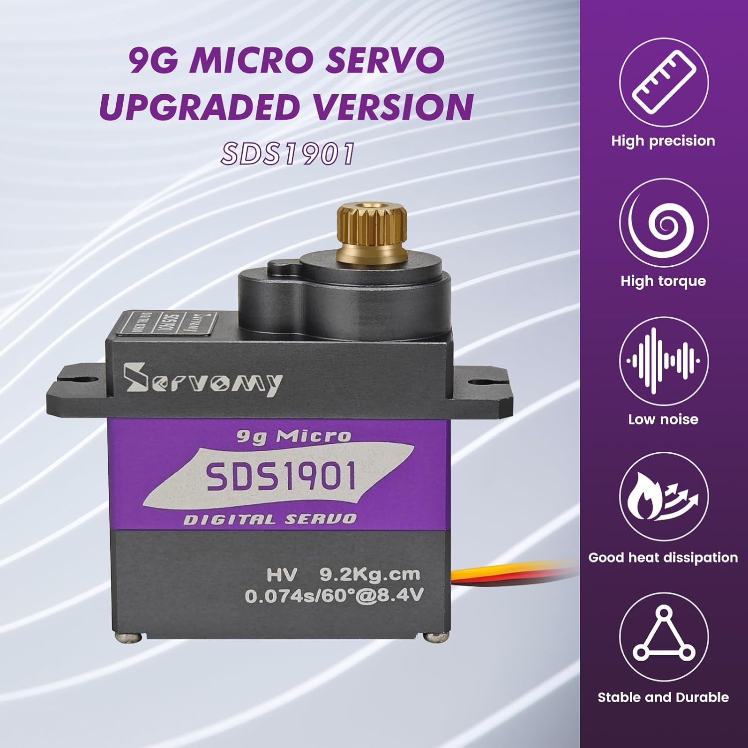 Servo 9G - SERVOMY-SDS1901 Digital 9G Micro Servo Sin