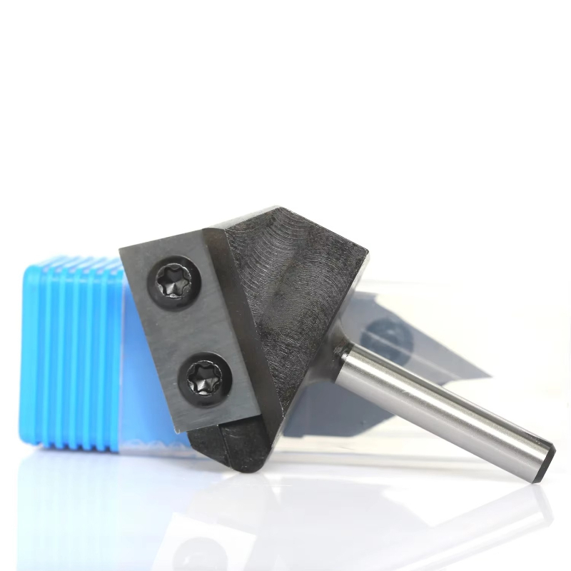 Cnc Bits - Fresa de 90 grados con doble