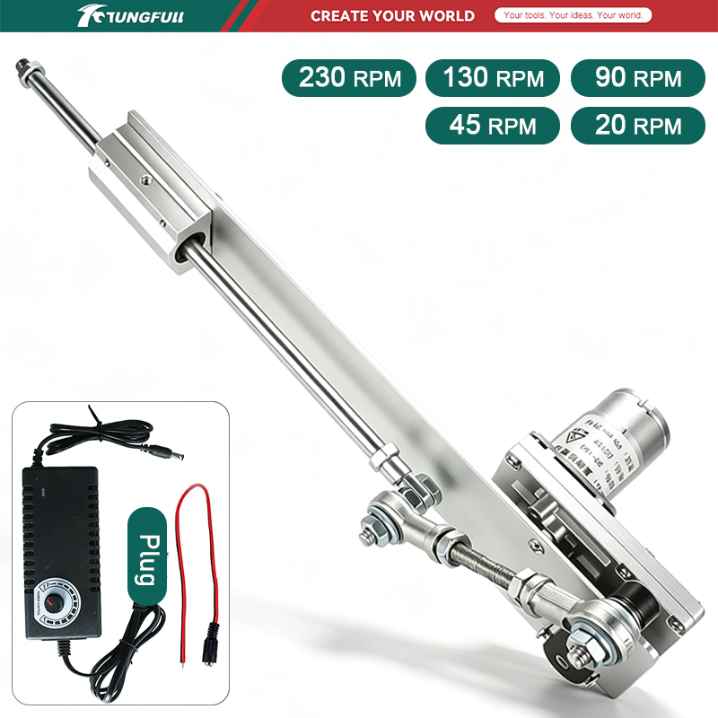 Linear Rail - Actuador Lineal Telescópico Potente de CC