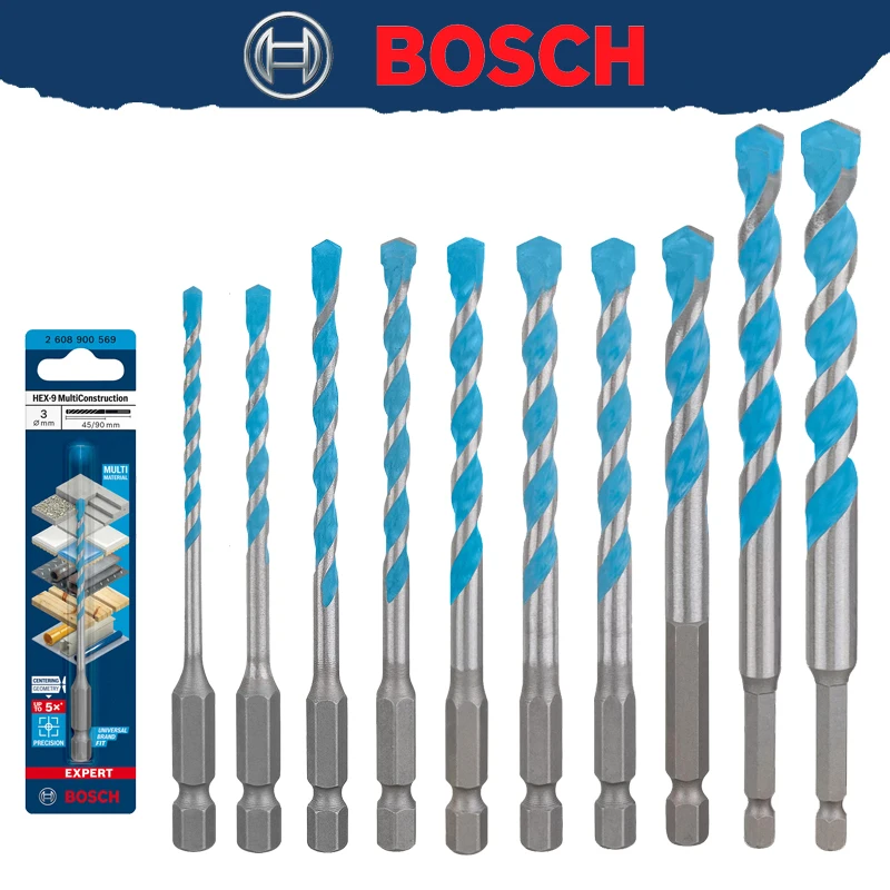 Drill Bit Set - Broca multiconstrucción BOSCH EXPERT HEX-9 para