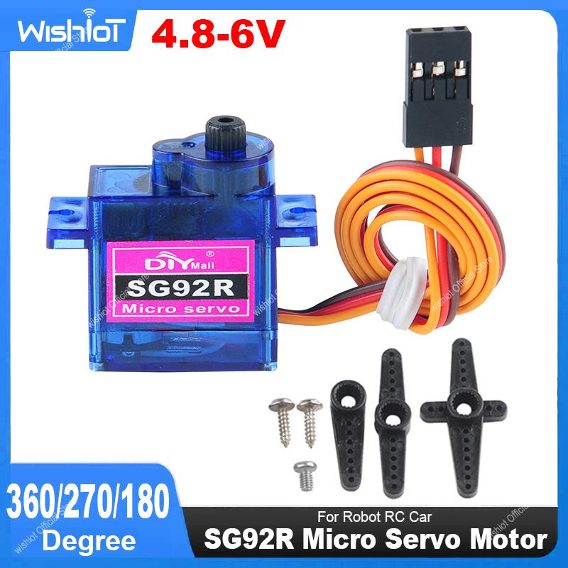 Servo 9G - Micro servomotor SG92R 4,8-6V 360/270/180 grados