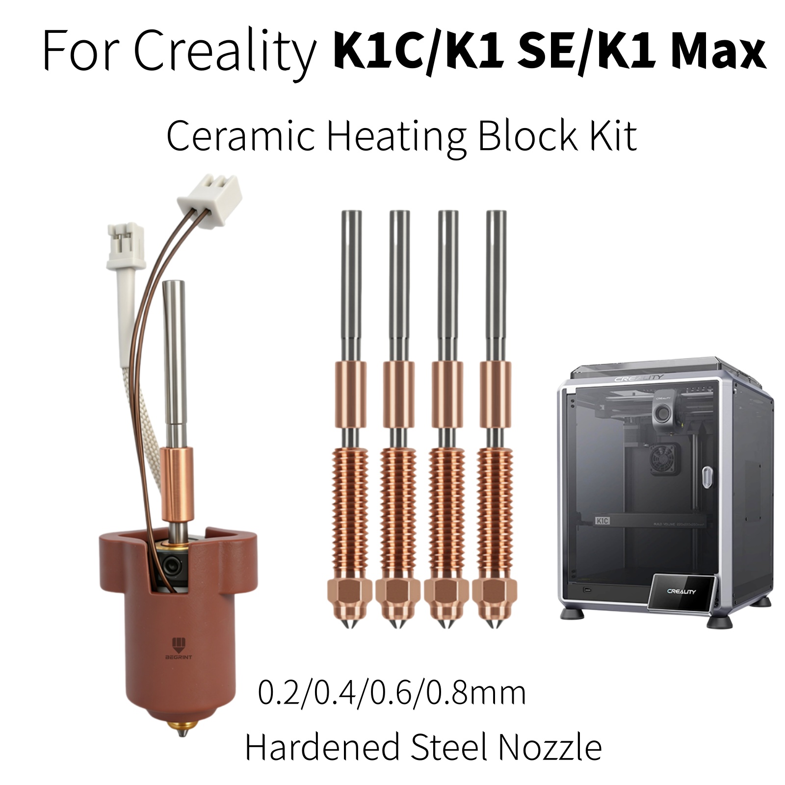 Aluminium Profile 2020 - Hotend para Creality K1C K1 MAX