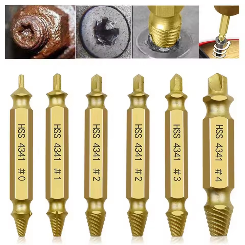 Drill Bit Set - Juego de brocas extractoras de tornillos