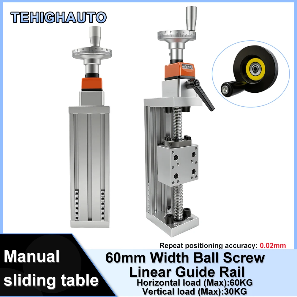 Linear Rail - Mesa Deslizante Lineal Manual con Capacidad