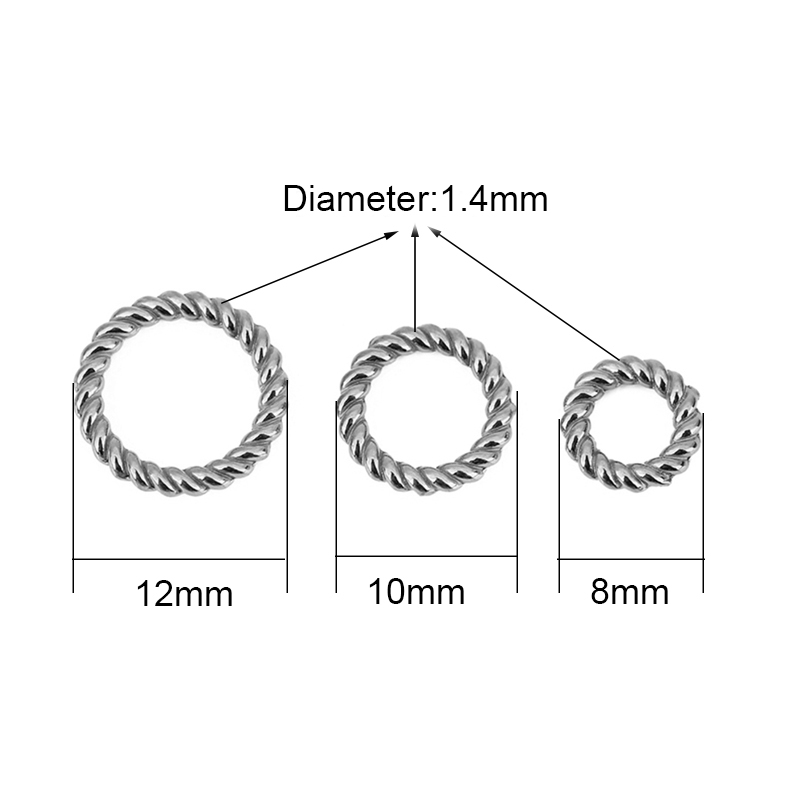 10 Uds. Anillos de salto cerra - Coupling 8Mm reseña y precio