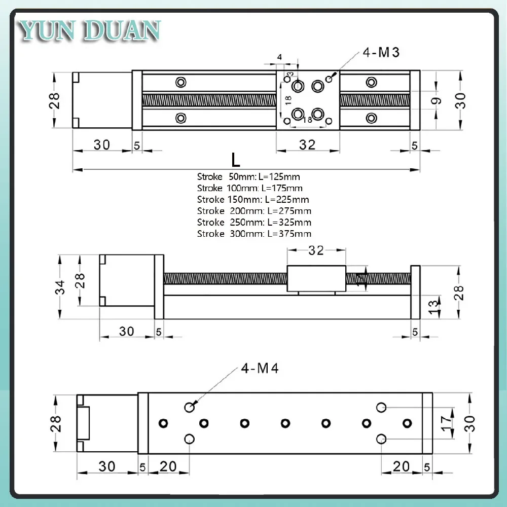 Riel Lineal Deslizante Tipo T, - Linear Rail reseña y precio