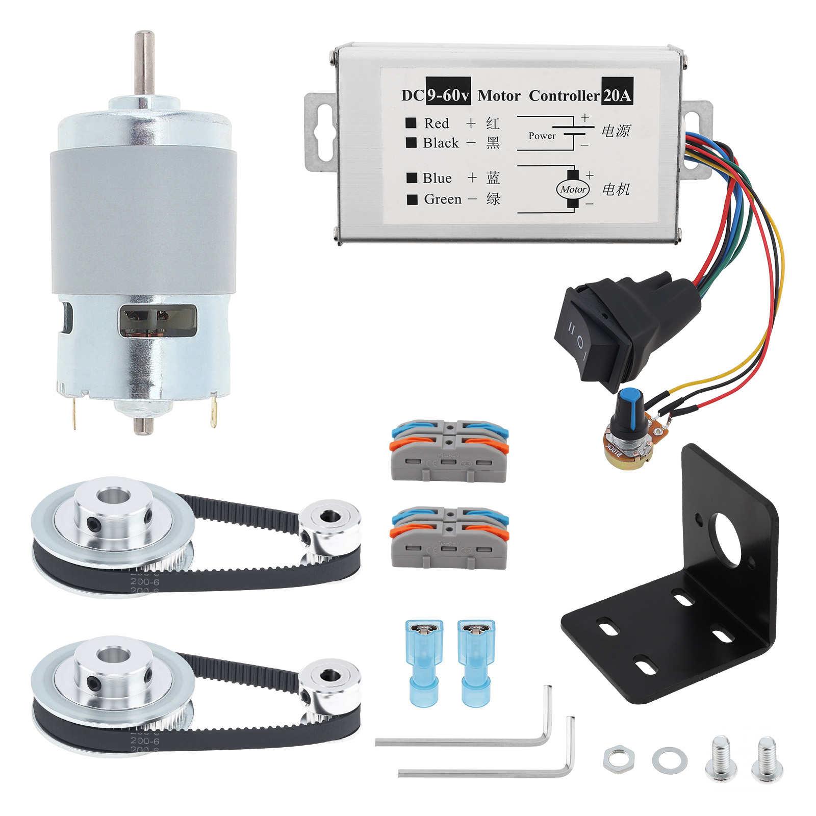 Kit de Motor Eléctrico de CC d - Gt2 Pulley reseña y precio