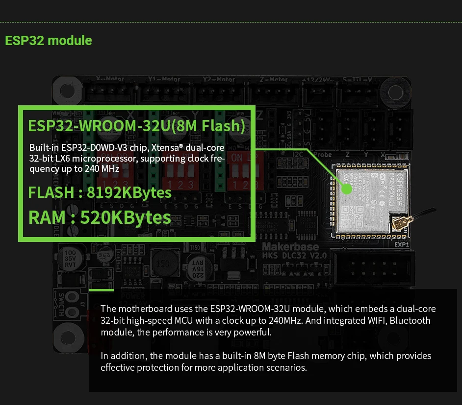 Makerbase MKS DLC32 V2.1 32Bit - Lm8Uu Bearing reseña y precio