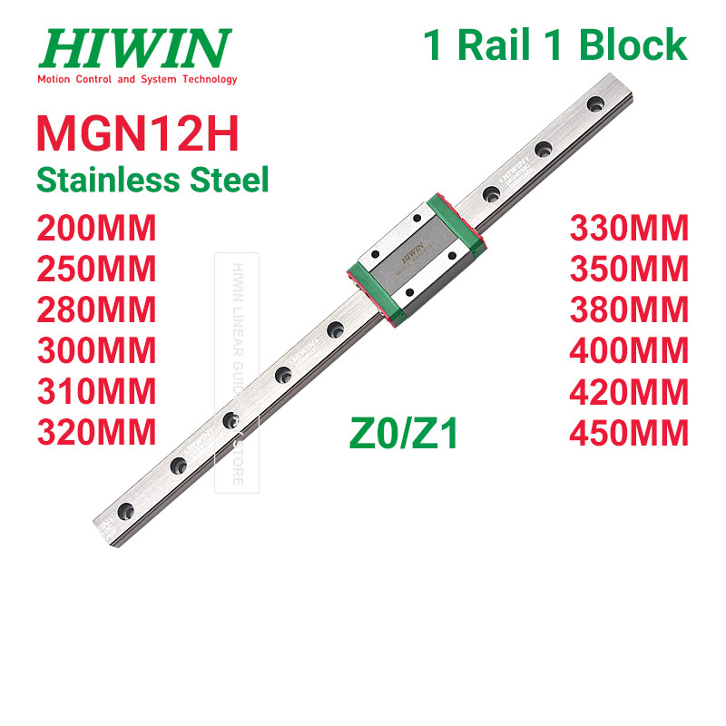 HIWIN MGN12H Z1 Z0 HIWIN MGN12 - Lm8Uu Bearing reseña y precio