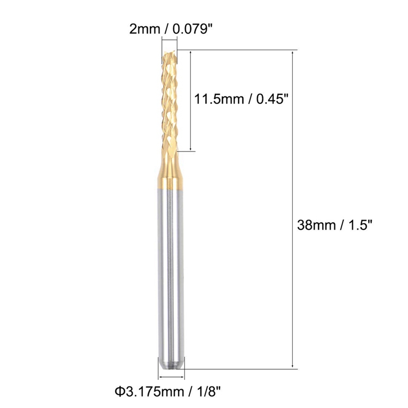 10 Piezas Fresa de Carburo con - End Mill reseña y precio