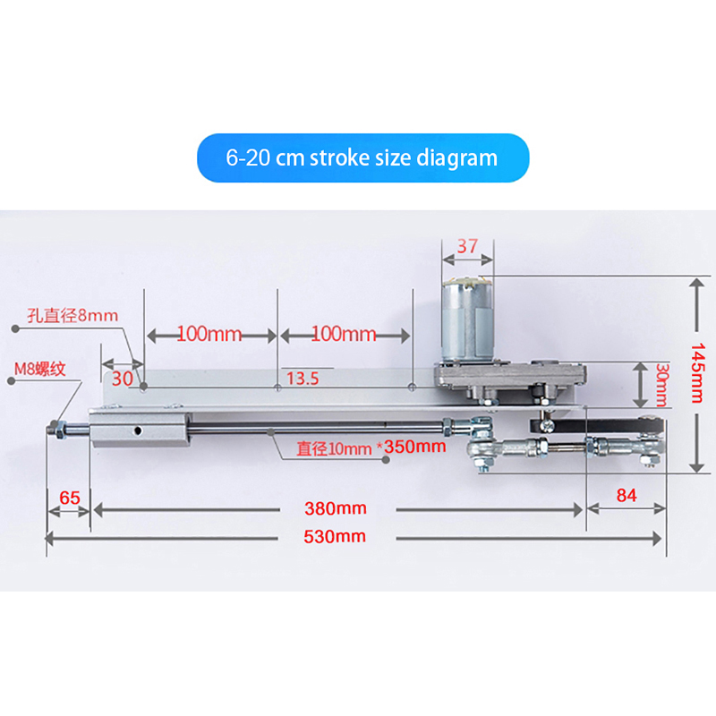 Actuador Lineal Telescópico Aj - Linear Rail reseña y precio