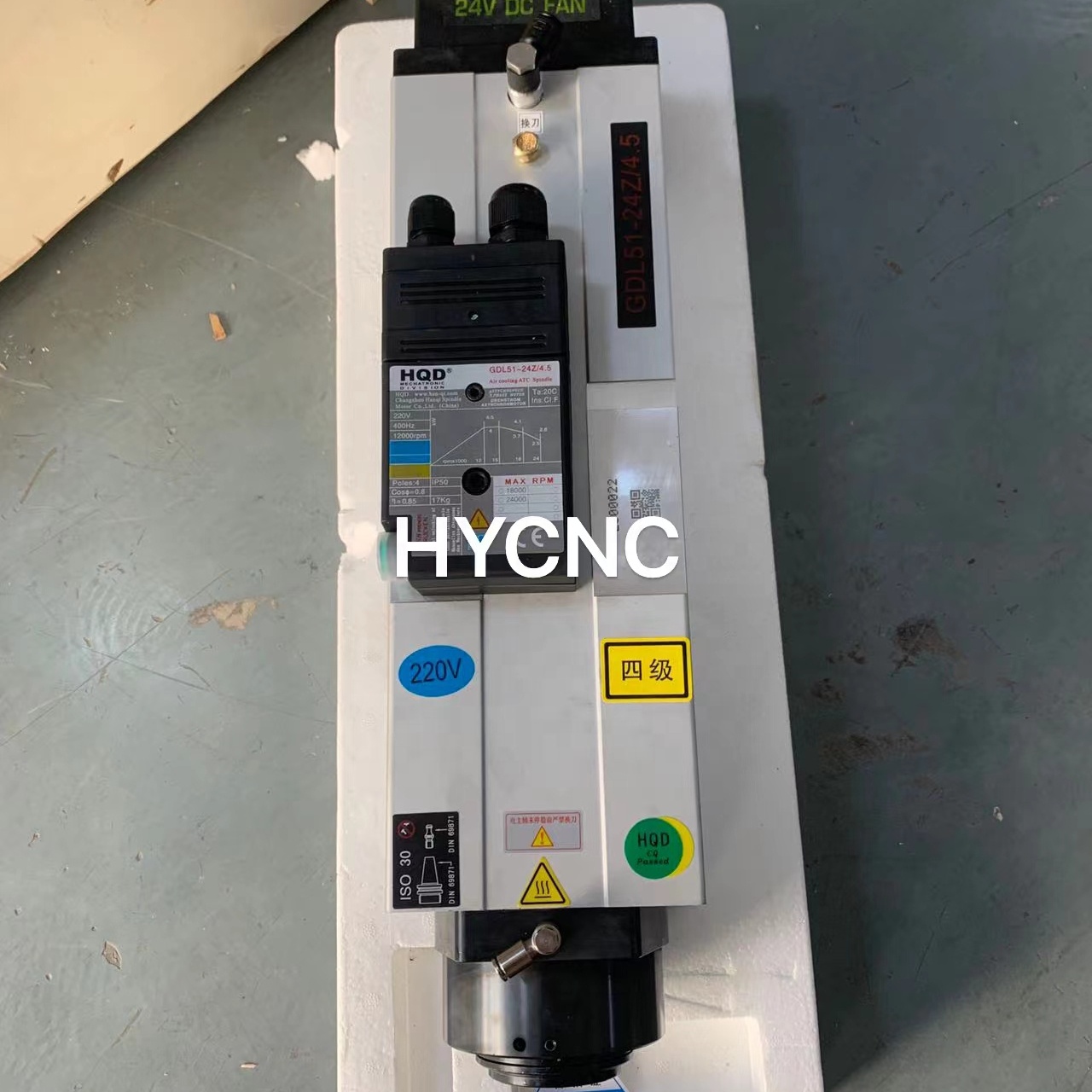 4,5 Kw Atc husillo Iso30 Motor - Spindle Motor reseña y precio