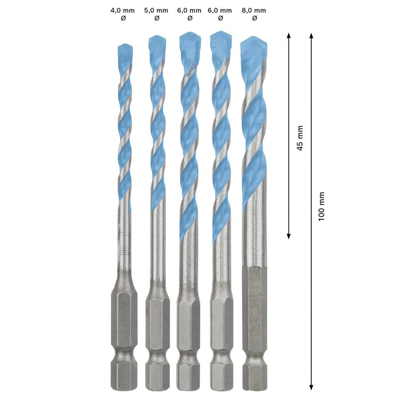 Juego de Brocas Multiusos BOSC - Drill Bit Set reseña y precio