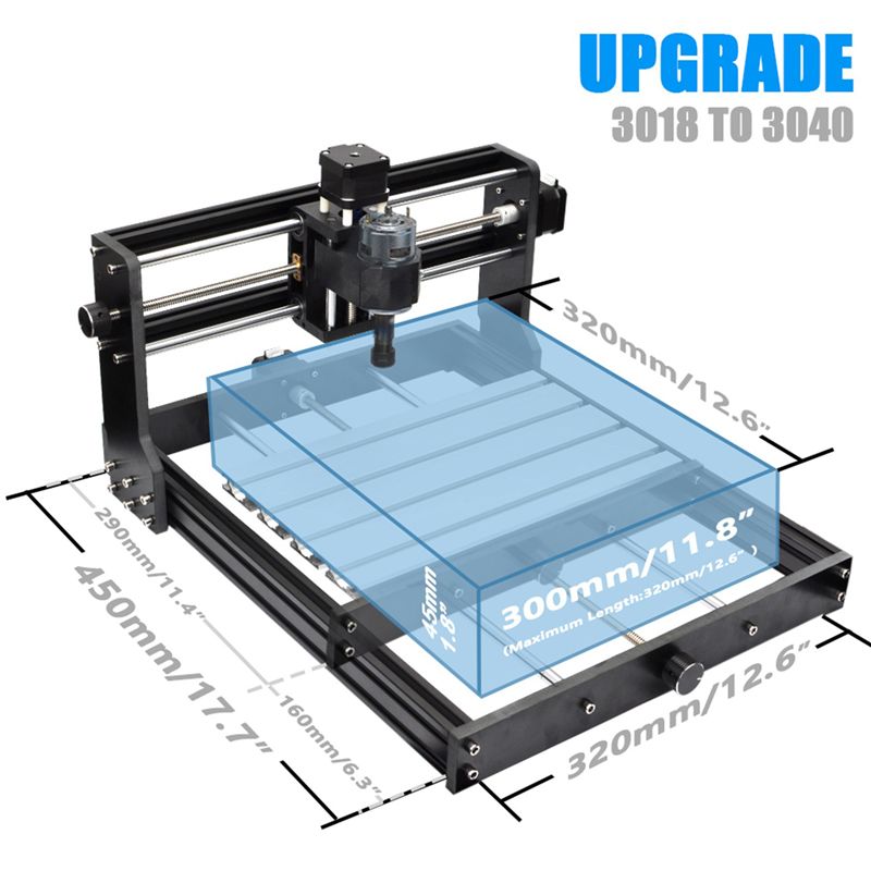 Kit de actualización DT15 4x C - 3018 Cnc reseña y precio