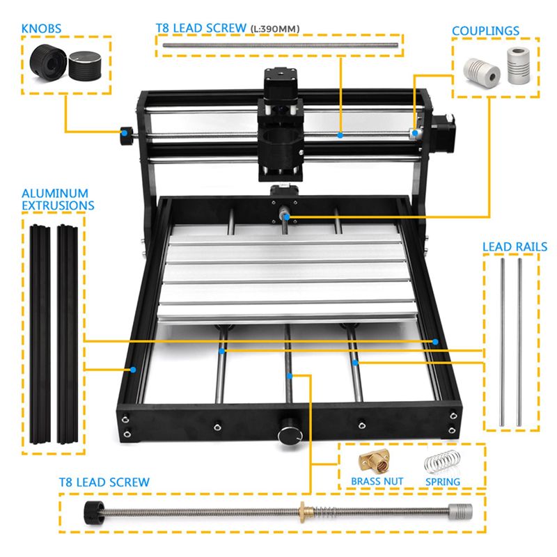 Kit de actualización DT15 4x C - 3018 Cnc reseña y precio