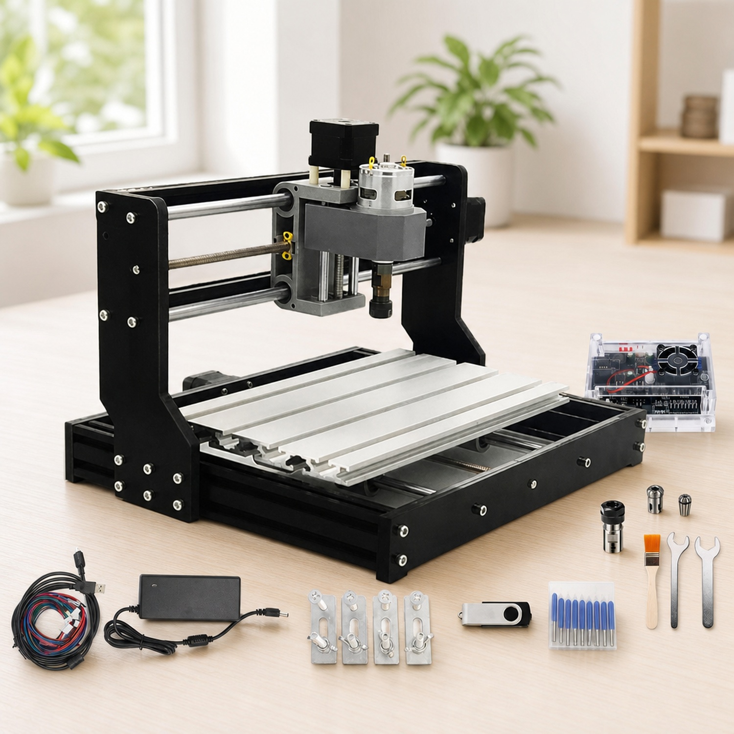 Fresadora CNC de 3 Ejes 3018-P - 3018 Cnc reseña y precio