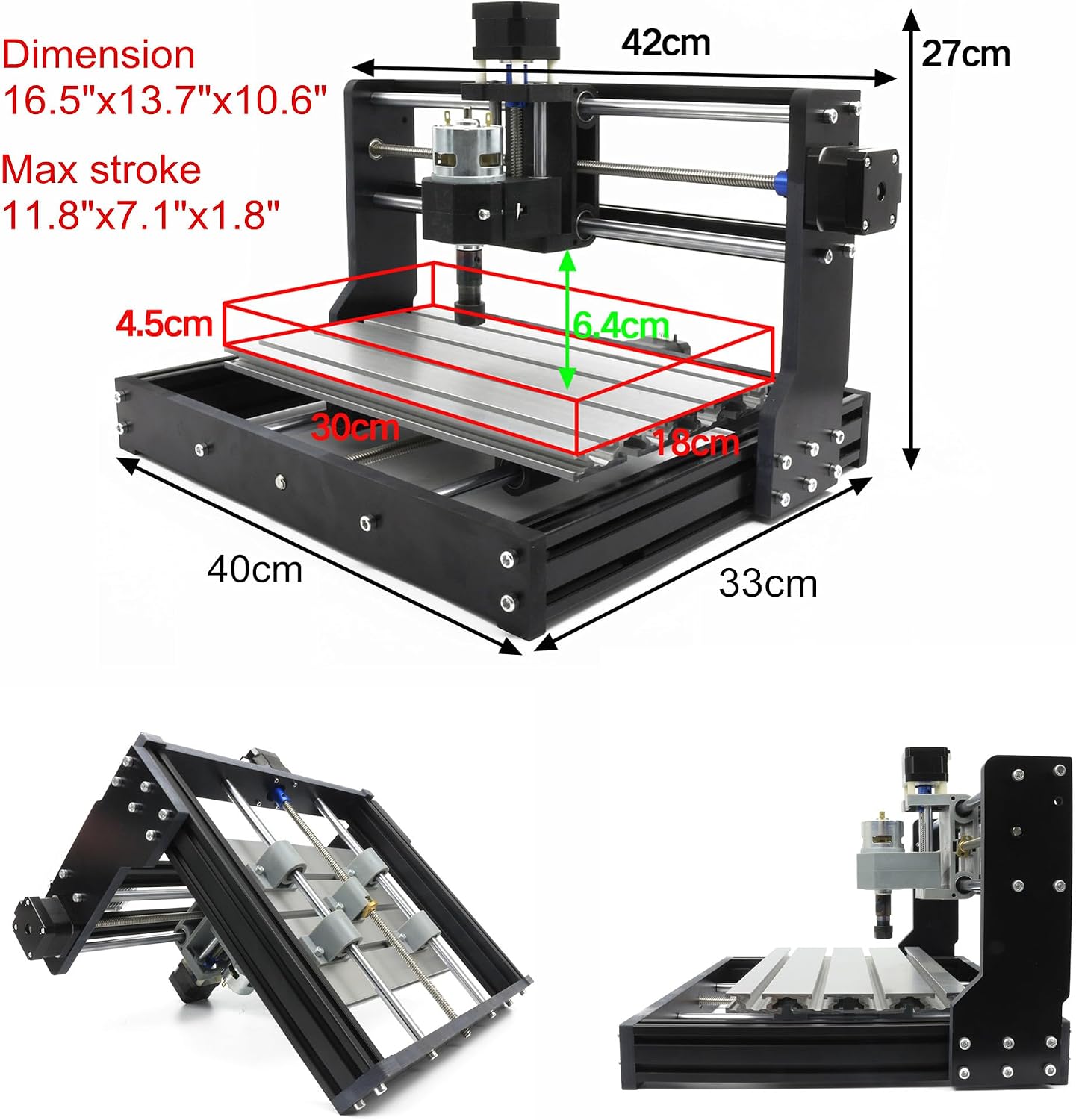 Fresadora CNC de 3 Ejes 3018-P - 3018 Cnc reseña y precio