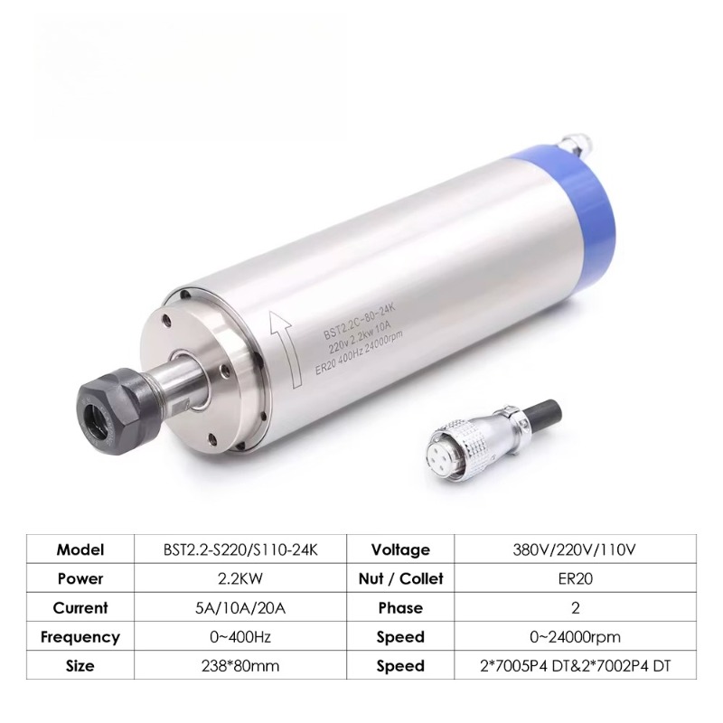 Motor de husillo refrigerado p - Water Cooled Spindle reseña y precio