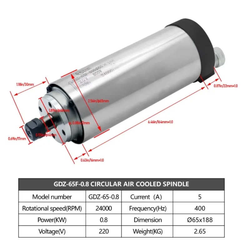 Motor de husillo refrigerado p - Spindle Motor reseña y precio