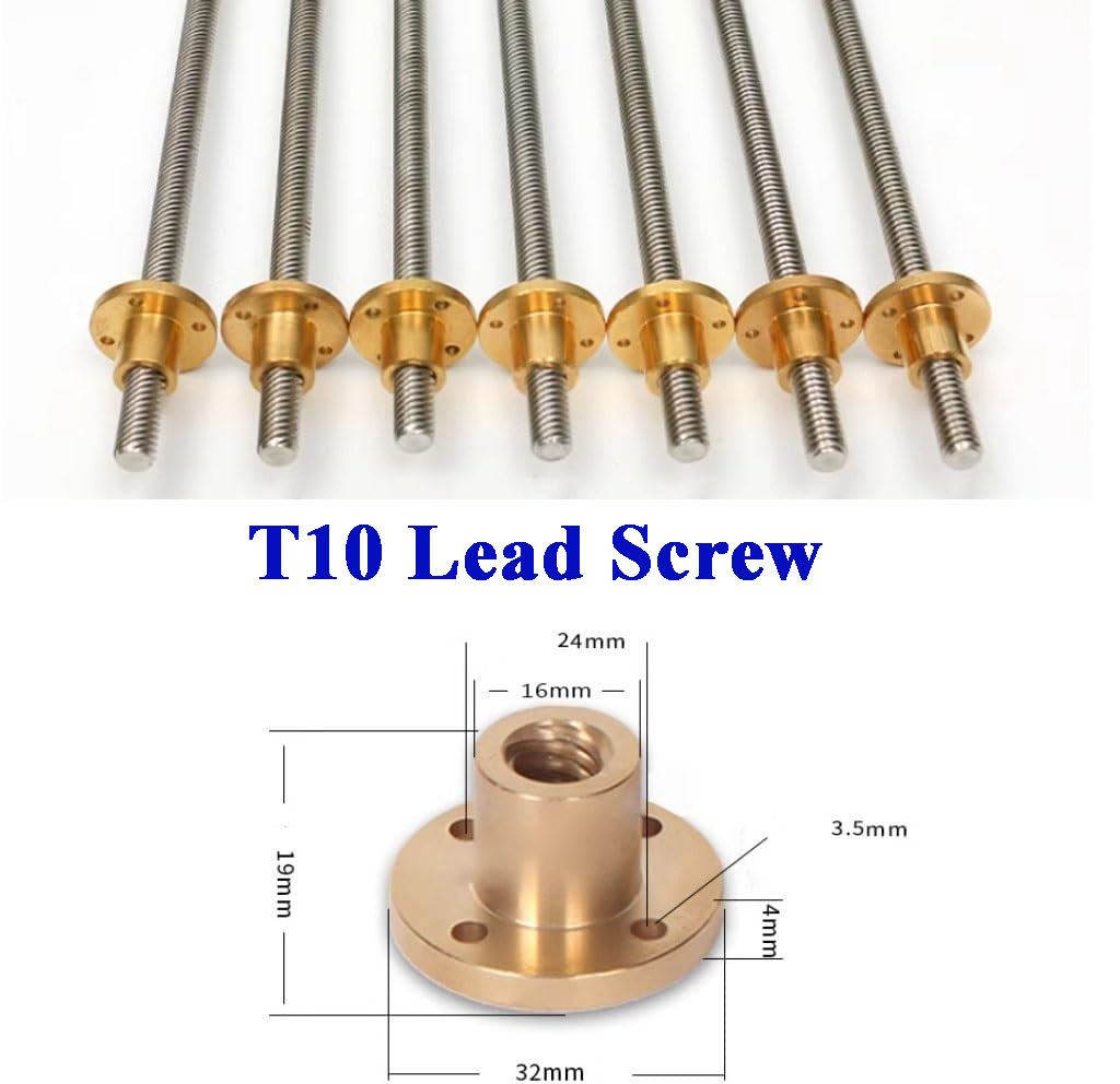 Tornillo de Avance T10 de Acer - Lead Screw 8Mm reseña y precio