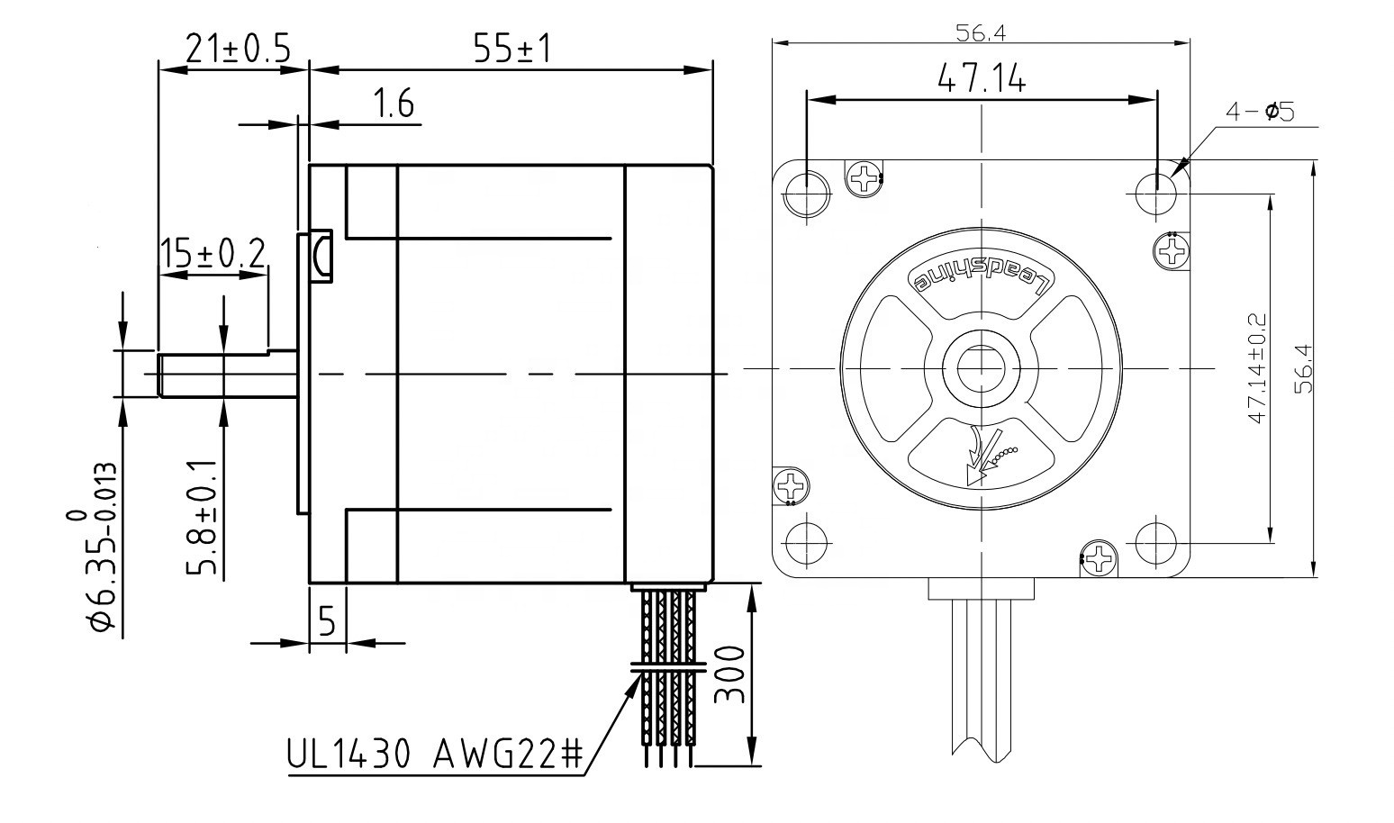 Motor paso a paso CNC Nema23 L - Nema23 Stepper reseña y precio