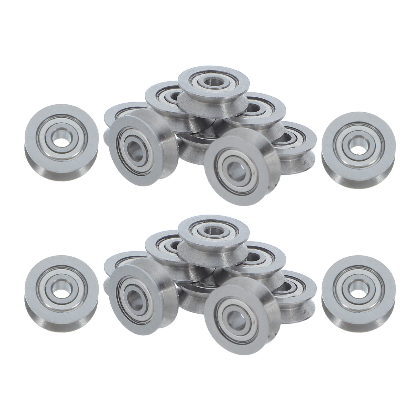 20 piezas de poleas con ranura - Linear Rail reseña y precio