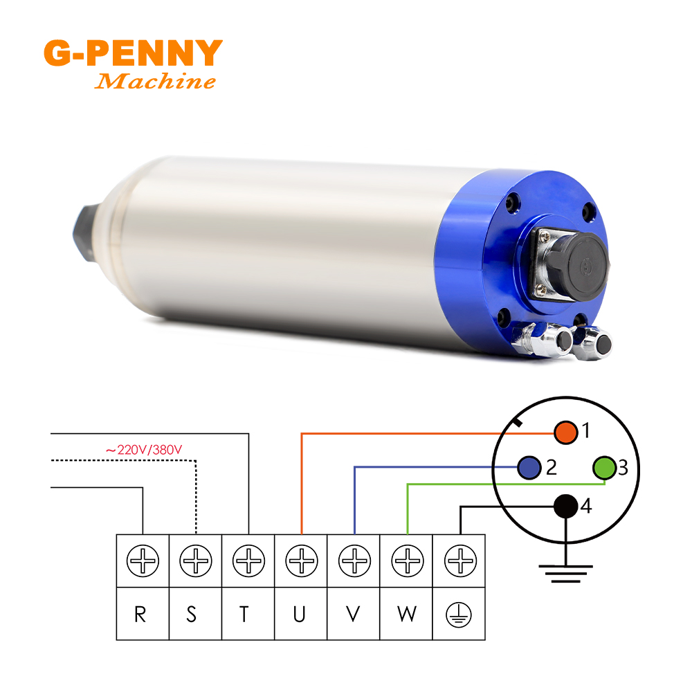 G-PENNY 2.2KW ER20 motor de hu - Water Cooled Spindle reseña y precio