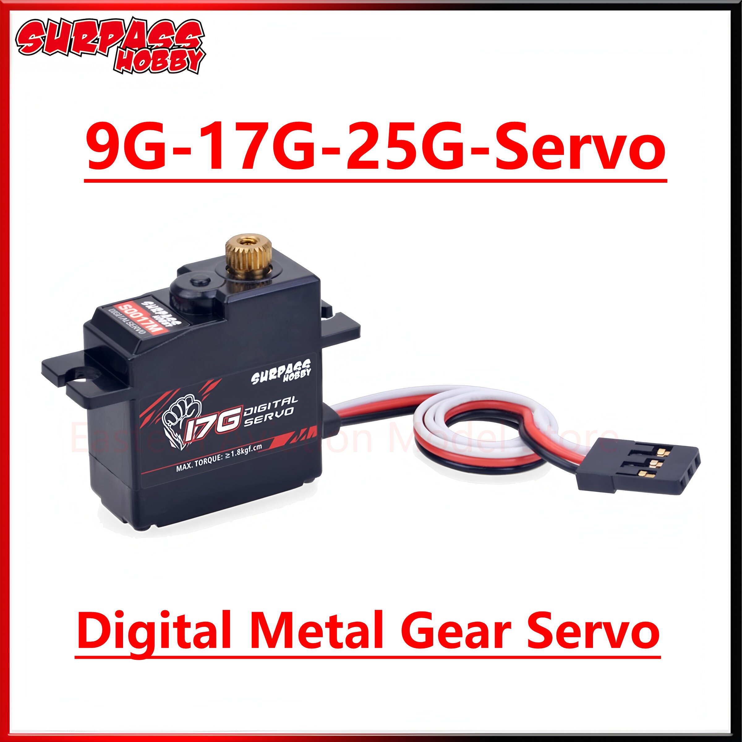 Surpass Hobby S009M 9G S0017M  - Servo 9G reseña y precio
