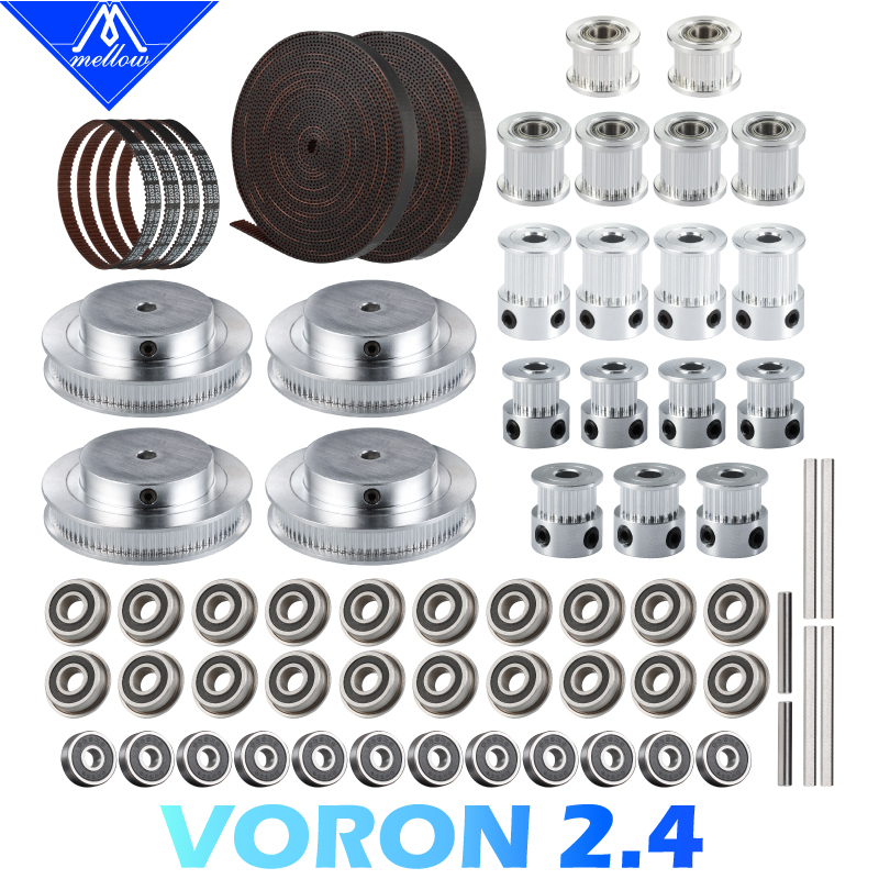 Mellow-impresora 3D VORON 2,4  - Gt2 Pulley reseña y precio