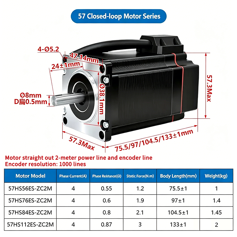 Motor paso a paso híbrido de b - Nema23 Stepper reseña y precio