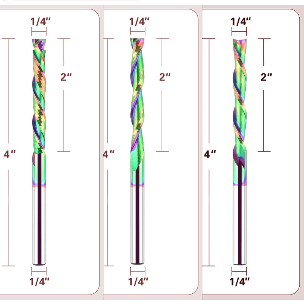Fresa de compresión en espiral - Carbide End Mill reseña y precio