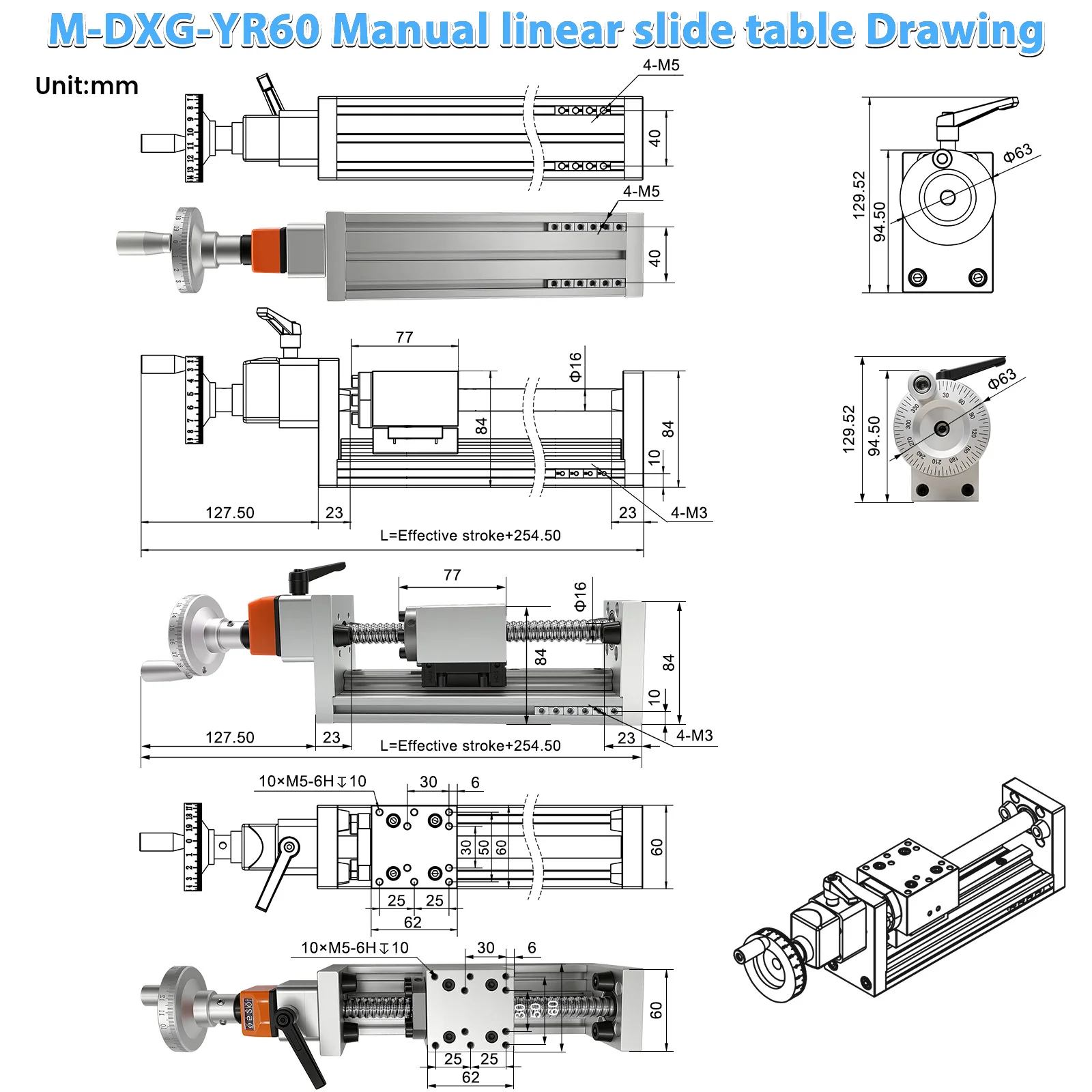 Mesa Deslizante Lineal Manual  - Linear Rail reseña y precio