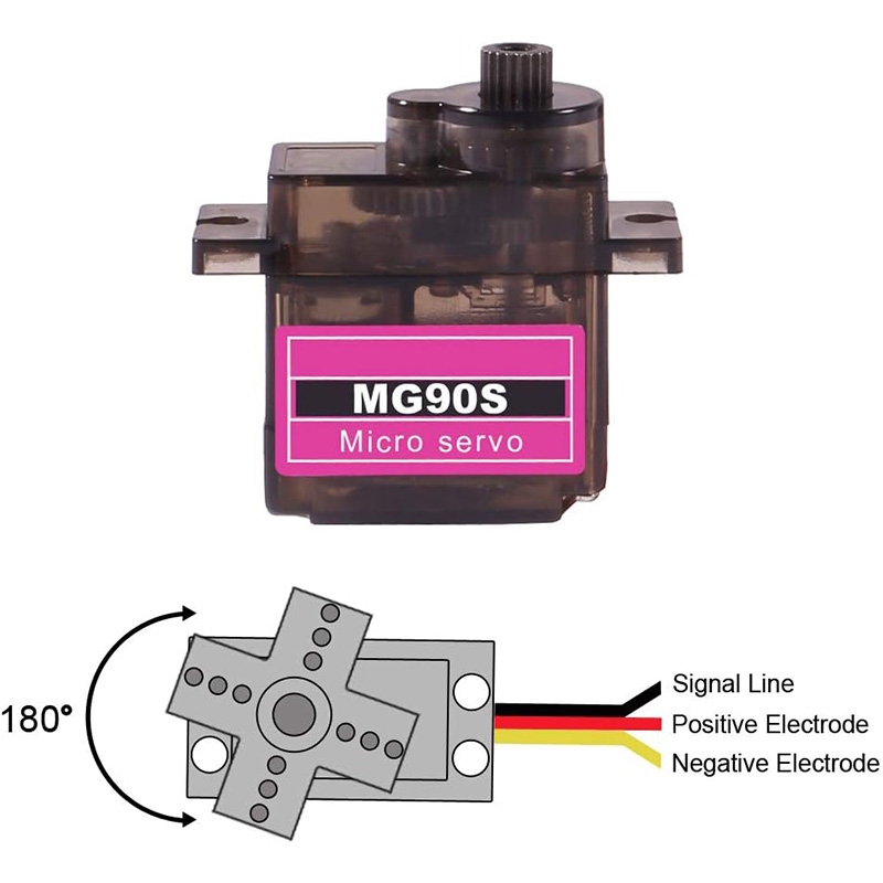 Servo MG90S 5/10/20/40 Piezas, - Servo 9G reseña y precio