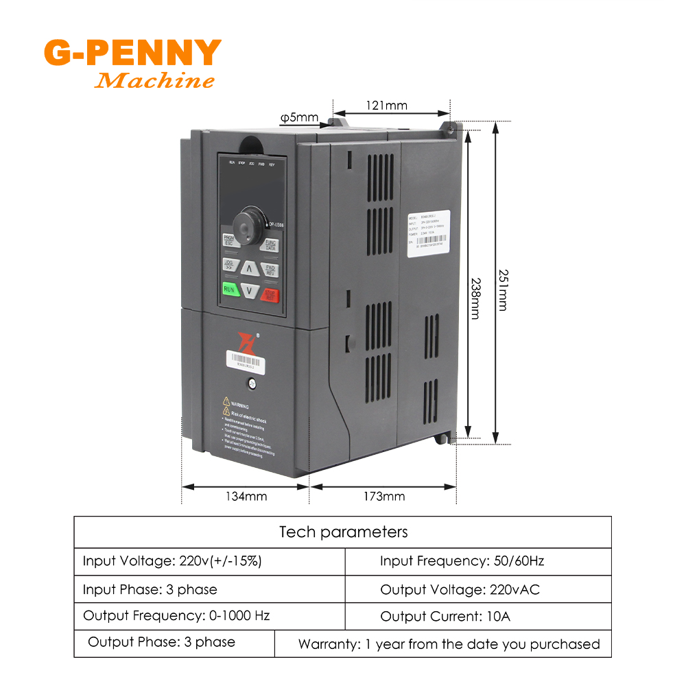 G-penny 2.2KW Motor de husillo - Water Cooled Spindle reseña y precio