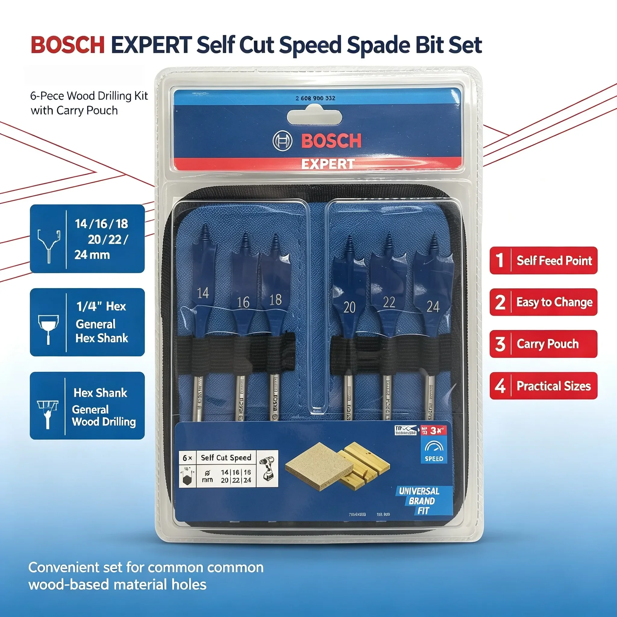 Kit de brocas para taladrar ma - Drill Bit Set reseña y precio